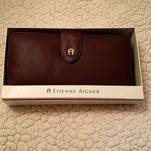 Etienne Aigner Ladies Wallet with Checkbook